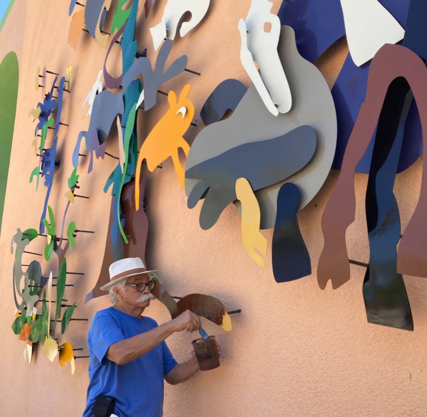 person capturing an image